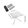 Portable Fire Pit For Camping Collapsing Disassemble Stainless Steel Mesh Outdoor Campfire Fire Rack For BBQ Picnic Heating