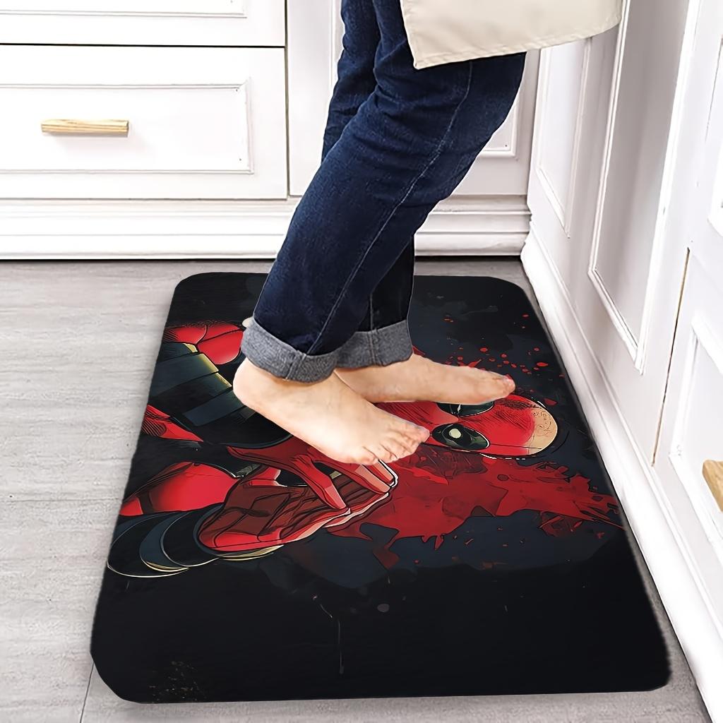Authorized MARVEL 1pc Deadpool & Wolverine Doorway Floor Mat, Absorbent & Quick-Drying Bathroom Mat, Non-Slip & Ultra Soft Kit