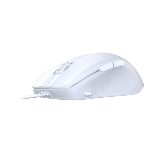 ROCCAT Gaming Mouse PURE SEL Ultra Lightweight 49g Wired White/White Optical/8K/Side Button/Mechanical Switch/Pretension/RGB/PTFE [Japanese Authorized