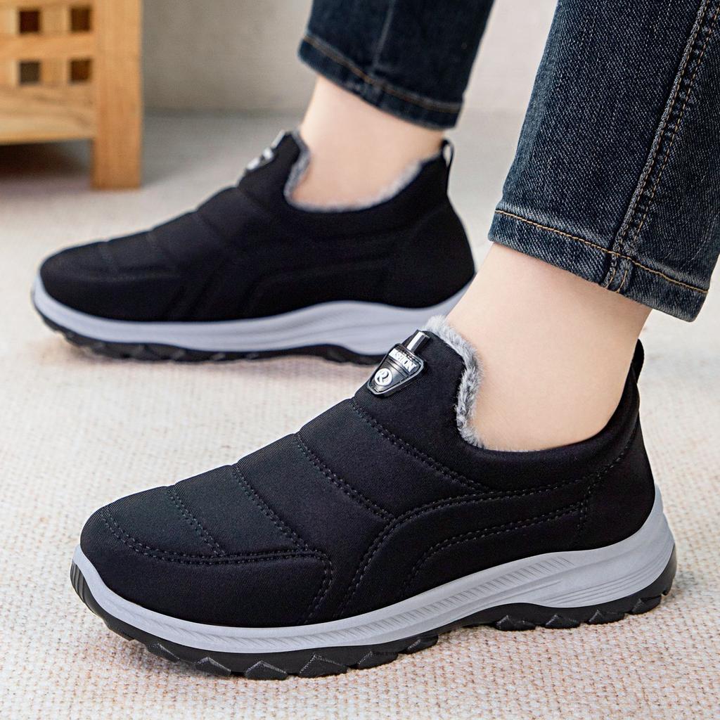 Cotton shoes men's new winter warm and cold men's shoes large size couple cotton boots piled thickened short boots snow boots