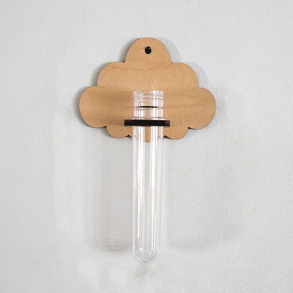 

1 шт. Минималистичная деревянная гидропонная станция для размножения - Настенная полка для растений для дома, спальни, патио, декор для витрины