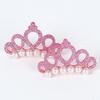Pet Grooming Headdress Decoration Accessories Luxury Dog Cat Faux Pearl Crown Hair Clip