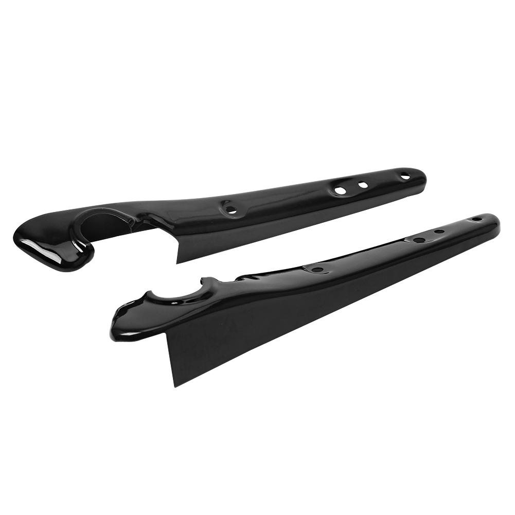 Gloss Black Motorcycle Rear Fender Strut Covers Mudguard Turn Signal Support Bracket For Harley Sportsters XL 883 1200 48 72