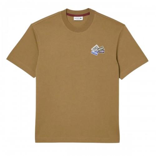 Lacoste Mens Badge Cotton Jersey Heavy T-Shirt