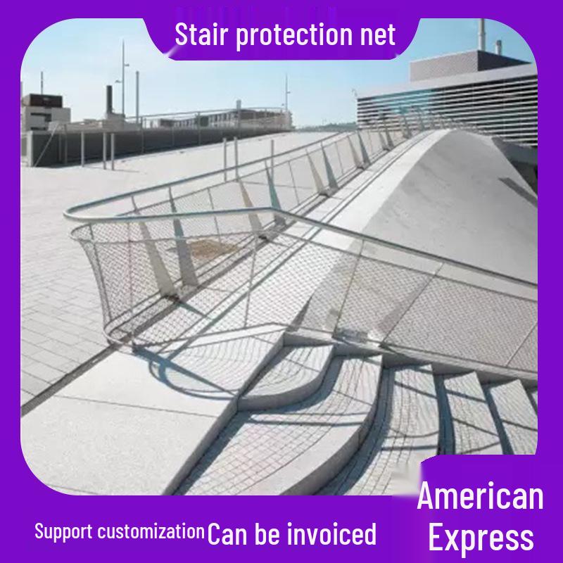 Stainless Steel Rope Net for Ceiling, Terrace, Stair, and River Protection