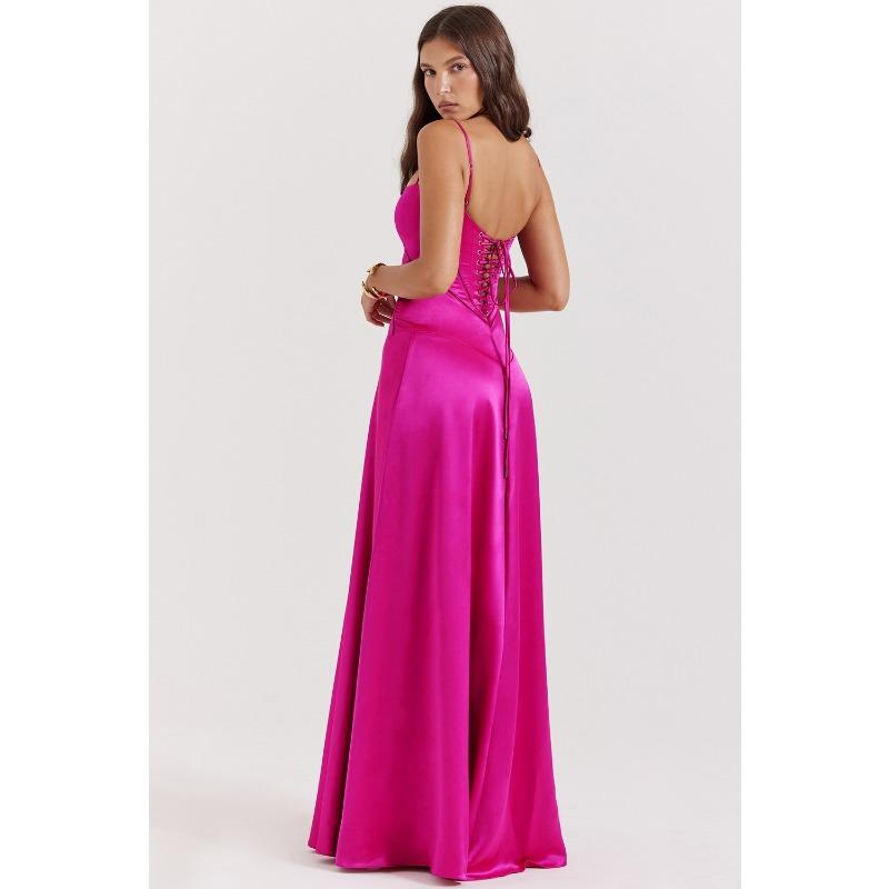 Female slim backless long skirt dress for women long evening dress