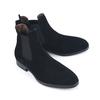 Roshoeman E8090 New Chelsea Boots Black Suede