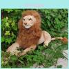 Vivid Lion Plush Soft Cuddly Huge Stuffed Animal Delightful Jungle Doll For Kids
