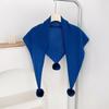 Warm Knitted Scarf Soft Fabric Neck Scarves Fashion Triangle Scarf  Women