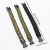 Camouflage Solid Color Umbrella Rope Bracelets Seven Core Woven Umbrella Rope Bracelet Outdoor Emergency Survival Hand Rope