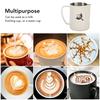 Frothing Cup Prevent Spilling 304 Stainless Steel Milk Frothing Pitcher with Handle for Coffee Making 600ml
