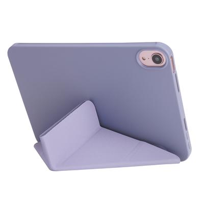 For iPad Air 11 (2025)/(2024) Case PU Leather+Silicone Origami Stand Protective Cover