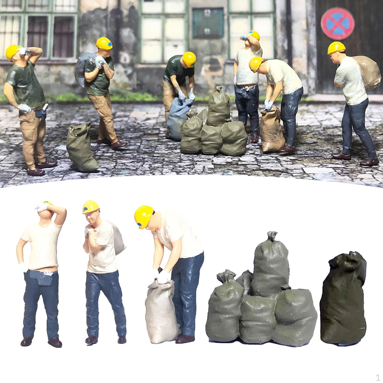 1:87 Фигурок людей Миниатюрная модель для макета, композиции, декора