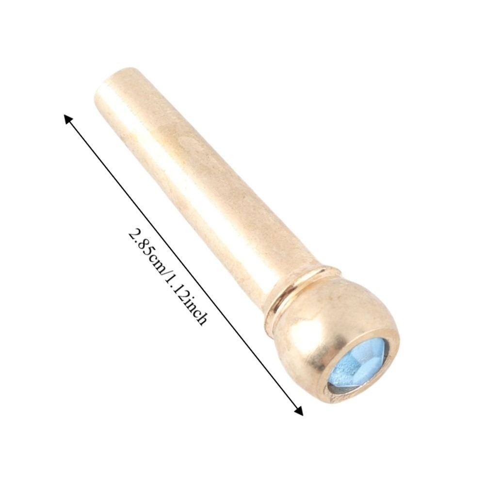 6PCS Metal Music Instrument Parts Fixed Cone Guitar Accessories Guitar Bridge Pins Guitar