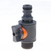 Pvc Water Tank Straight Valve Nipple Quick Stop Connector Rubber Coated Adapter Matching Pink Tape Plumbing