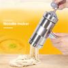 Stainless Steel Manual Noodle Maker Rust-proof Press Pasta Machine Fruit Juicer Home Restaurant Kitchenware with 2/5 Die Heads