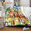 Anime deky Inazuma Eleven Deka Měkká kreslená deka Flanel Throw Deka Postel Pohovka Deka Deka Potah křesla Deka Home Decor