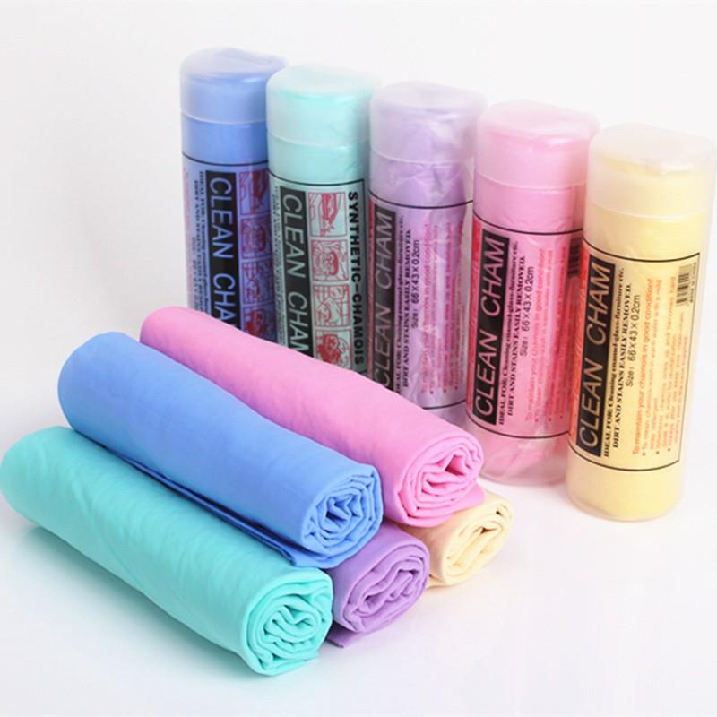 Thickened Lint-Free Deerskin Suede Towel - Absorbent, Streak-Free Hair Drying & Car Wash Cloth Thick Medium Bag