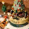 360pcs Rotating Christmas Tree Music Box Building Toys Building Block Creative Assemble Melodies Paradise Choice Holidays Gifts