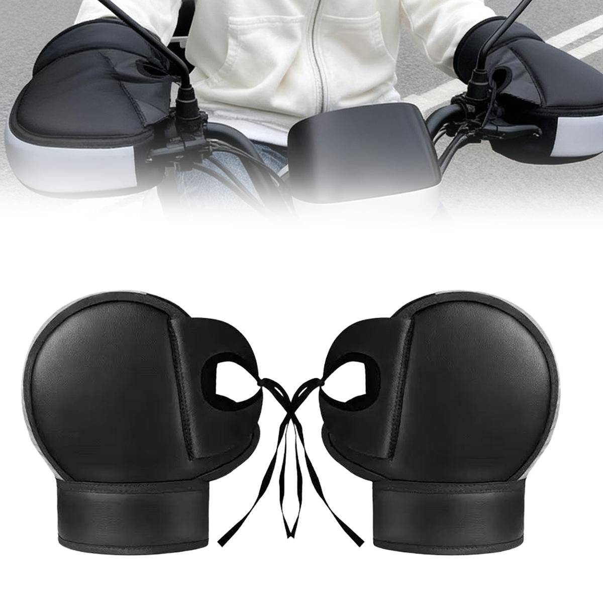 Motorcycles Handlebar Gloves Universal Snowmobile Handle Grip Gloves Winter Rider Gloves Waterproof Windproof Warm Accessories