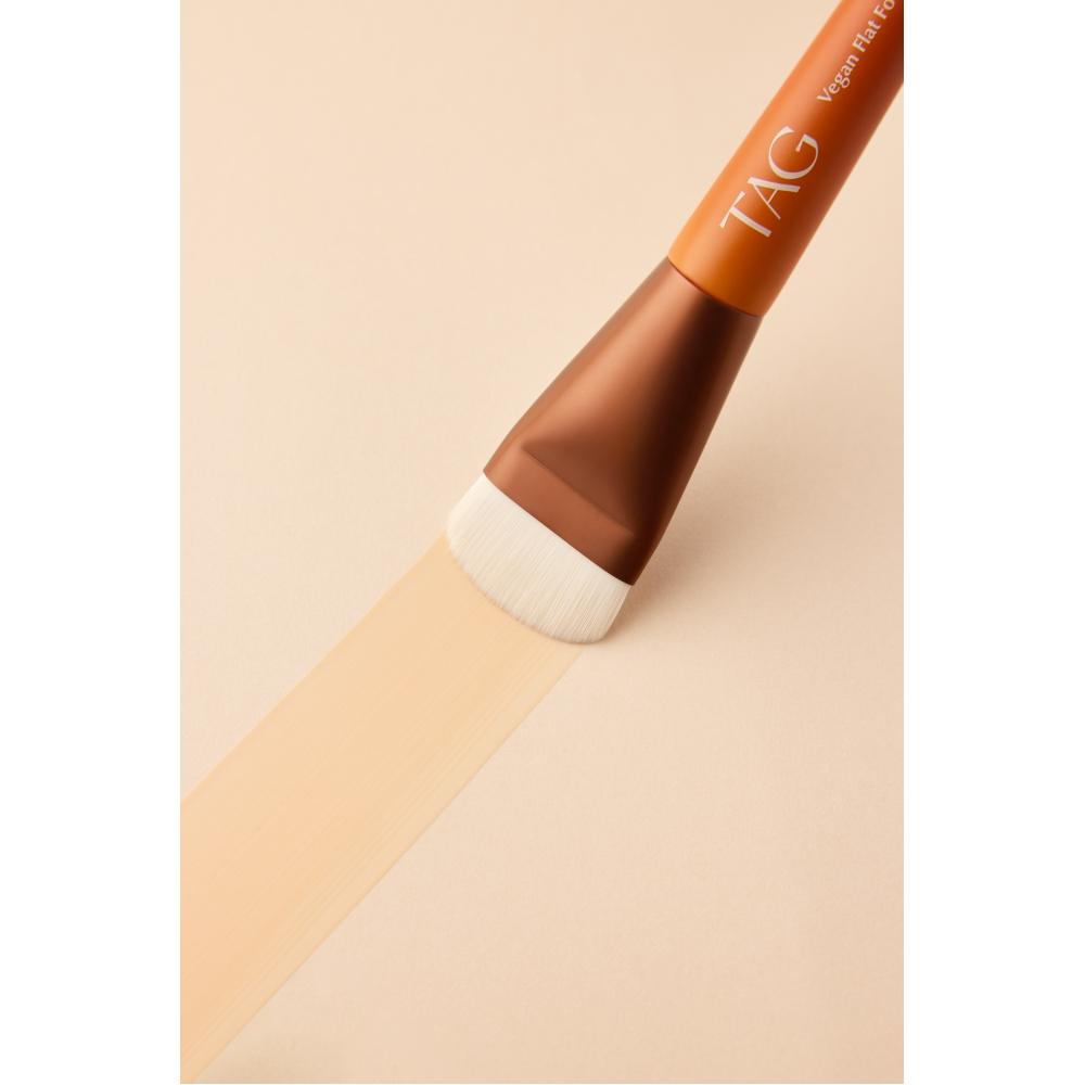 Pędzel do podkładu płaski Vegan