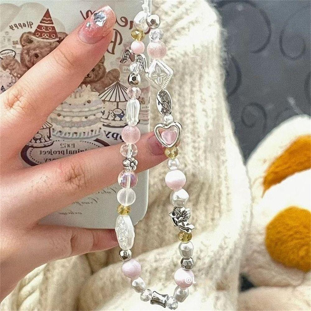 Phone Charms Phone Strap Hanging Cord Mobile Lanyard Beaded Phone Chain  Phone Pendant