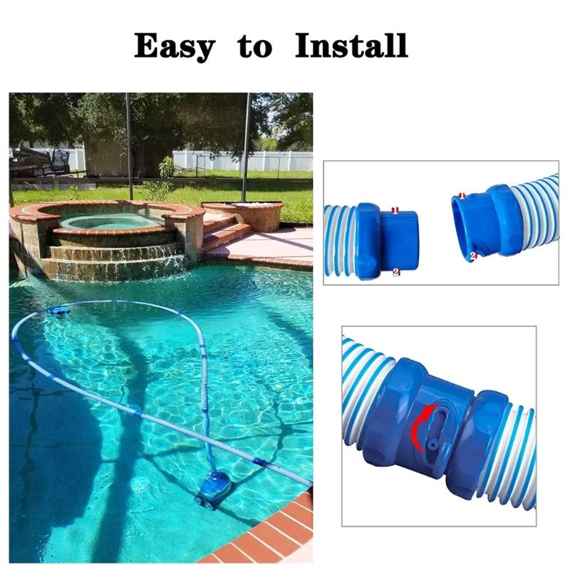 Pool Cleaner Hose Twist Lock Hose Replacement for X7 T5 MX6 MX8 Swimming Pool Cleaner Easy Installation