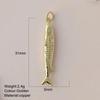 Eco-friendly Colored Enamel Fish DIY Charms Jewelry Making Accessories for Earrings Bracelet Necklace Craft