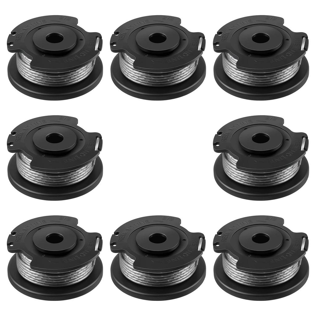 8 Pack F016800569 String Trimmer Replacement Spool Line for Bosch EasyGrassCut 23, 26, 18, 18-230, 18-260, 18-26