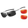 TAC Metal Polarizado para UV Intercambiável B1286 [FEISEDY] Óculos de Sol Masculinos, Lentes, Armação, Estiloso, Popular, Dirigir, Pescar, etc., Proteção,
