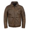 Vintage Genuine Leather Jacket Men Real Cowhide Air Force Flight Suit A2 Pilot Jacket Bomber Jacket