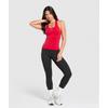 Gymshark Everyday Racer Back Tank With Shelf Carmine Red B8a7p Rbqw
