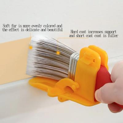 Adjustable Edging Color Separation Brush Soft Bristle Extension Pole Paint Brush PET Profesional Wall Brushing Tools Ceiling