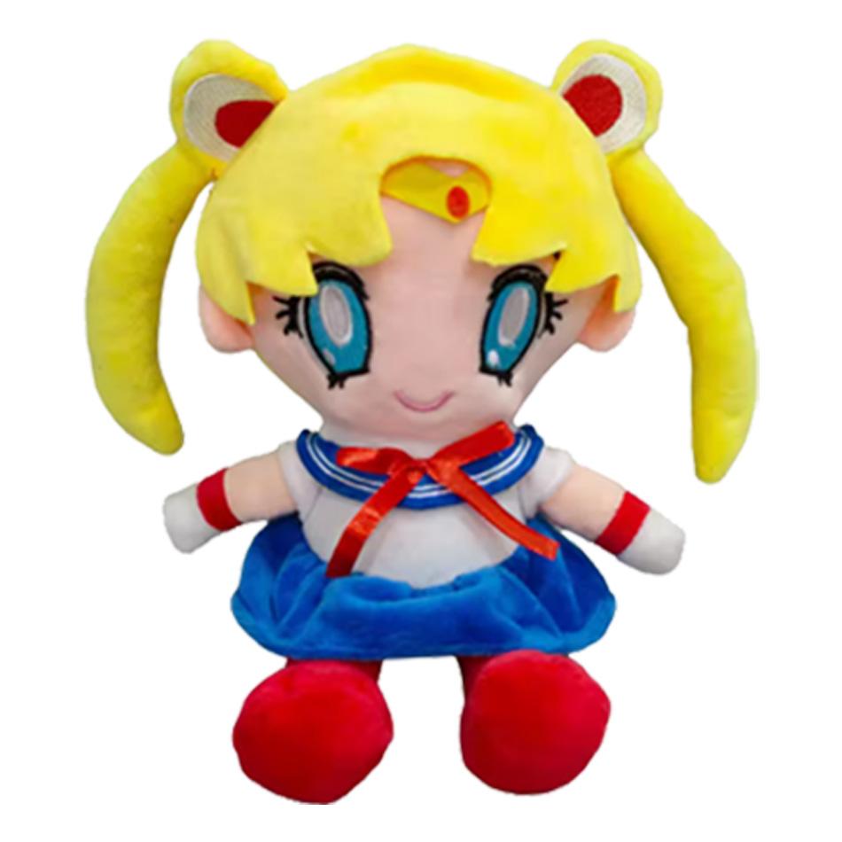 20CM Kawaii Plush Moon Cat Anime Doll Cute Girl Heart Filled Toy for Home Bedroom Decor Birthday Gift