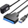 כבל מתאם USB 3.0 ל-SATA 3 בגודל 2.5 אינץ' 3.5 אינץ' כבל ממיר כונן קשיח USB3.0 עבור Samsung Seagate WD 2.5 3.5 אינץ' HDD SSD