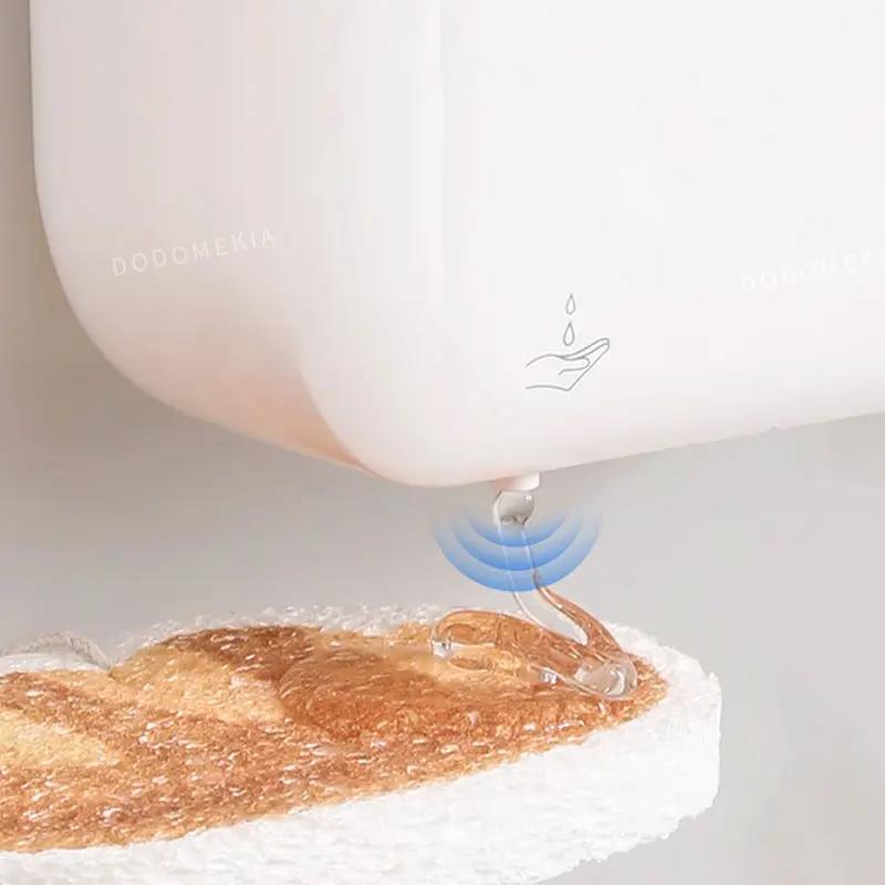 Automatic sensor intelligent soap hand sanitizer electric kitchen double head gel foam machine wall mounted detergent machine