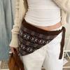 Bohemian Turban Ethnic Style Waist Band Warm Apron Wrap Elegant Hip Scarf  Autumn/winter