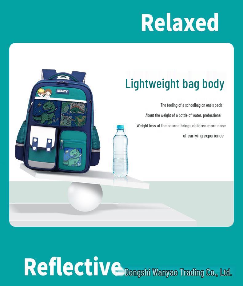 Dziecięcy plecak z kreskówką - Duża pojemność, lekki, wsparcie kręgosłupa, dwuramienny dla klas 1-6