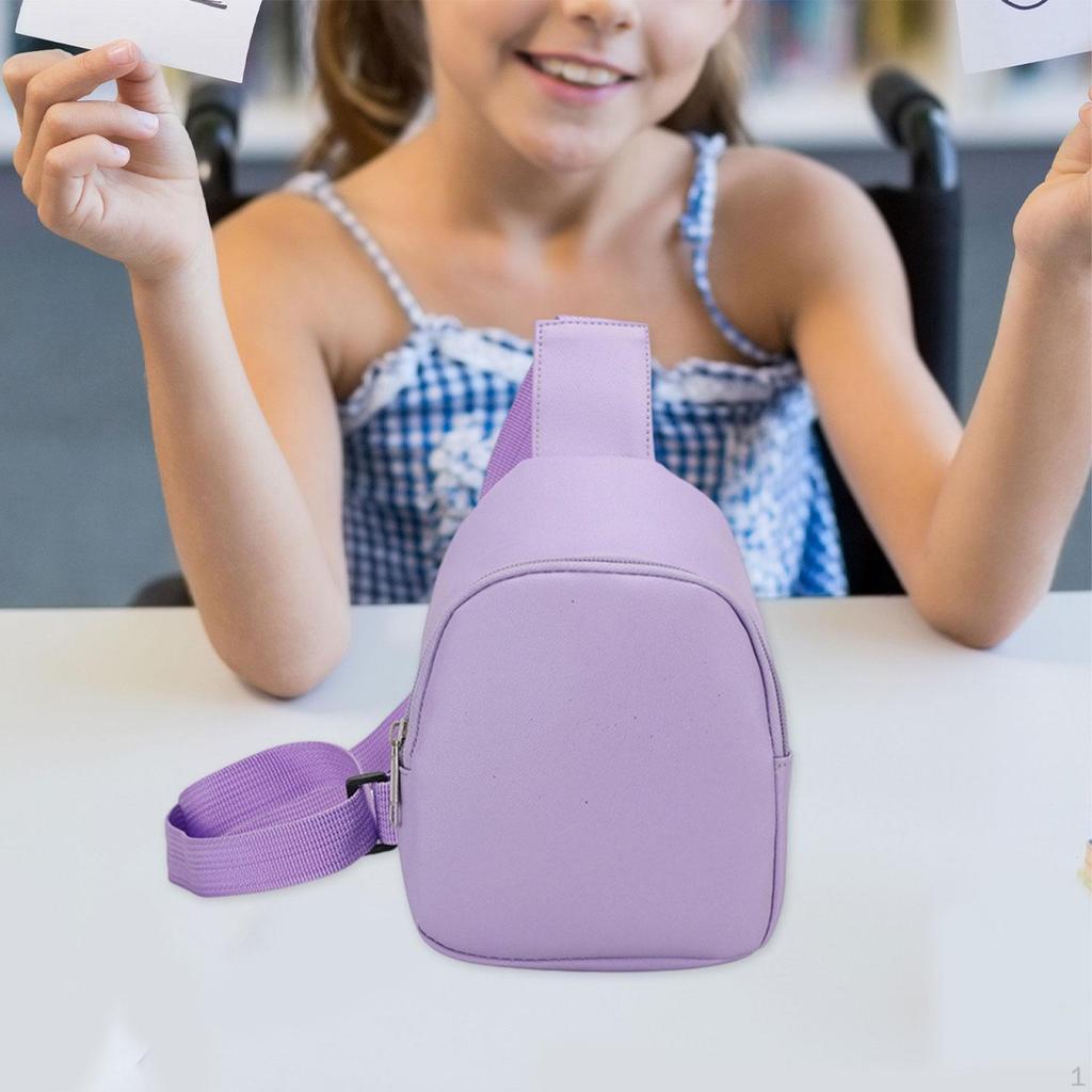 Kids Crossbody Bag Wallet with Adjustable Strap for Traveling Cycling Hiking