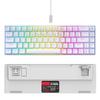 68 Keys Wired Mechanical Keyboard RGB Backlit Hot-Swappable Compact Design for   Gaming