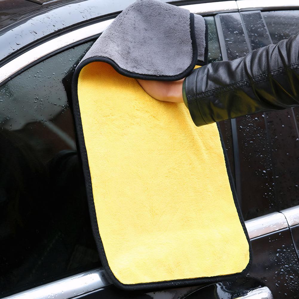 5/10PCS Microfiber Cloth Car Wash Microfiber Towel Thick Car Cleaning Cloths 30/60CM Automotive Drying Towel Auto Detailing Tool