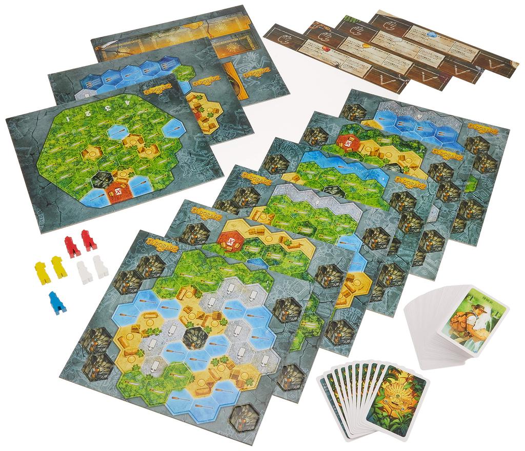 Sök efter El Dorado Ny Fullständig Japansk Version 45 Åldrar Brädspel Arkwright's Edition, (2–4 spelare, minuter, 10+)