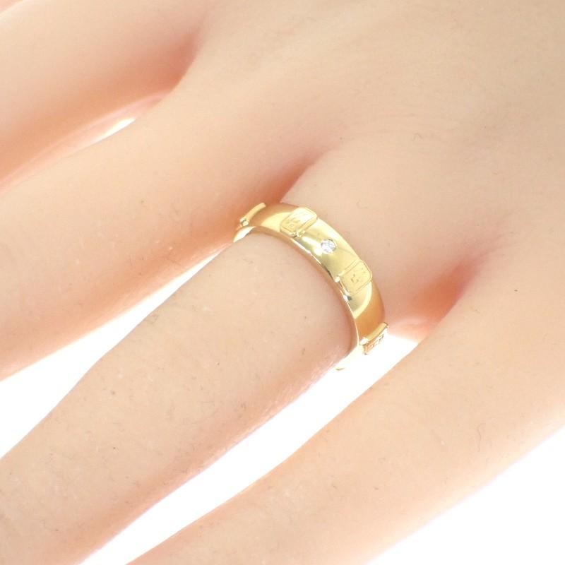 Harry Winston WBDYRDBZHWL #13(JP-Größe) Ring K18 Gelbgold Damen