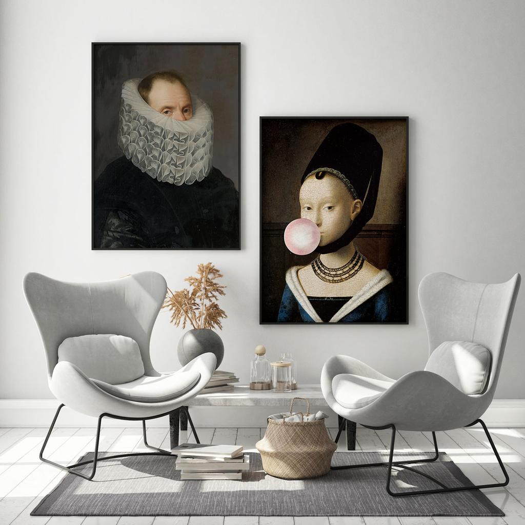Set of Two Posters Bubble Gum