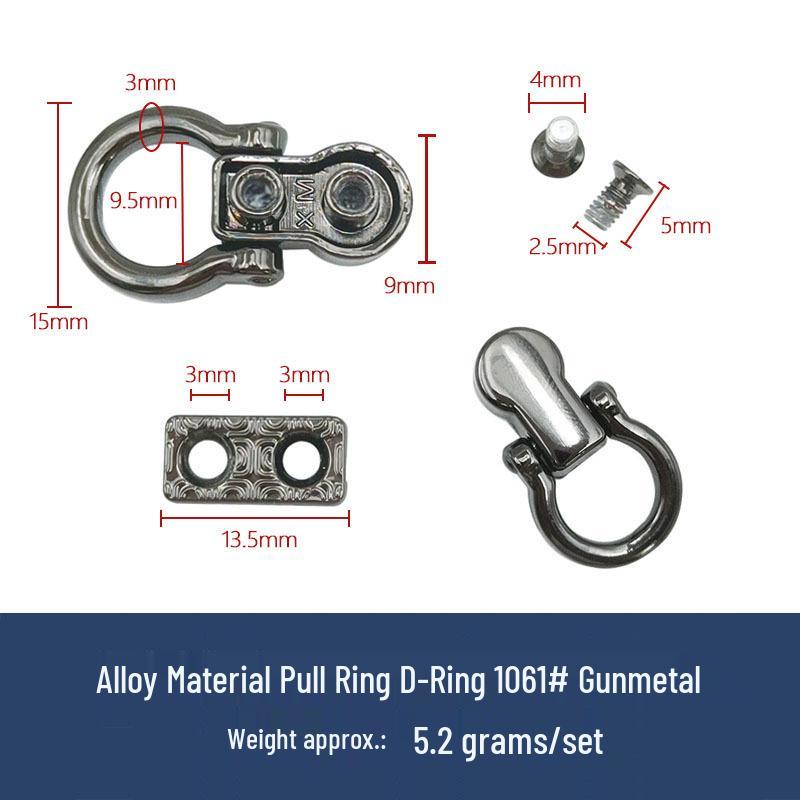 Taschen- und Gepäckzubehör: Ringe, Mönchskopf, Nippelstecker, DIY Lederschnallen, Schraubnieten