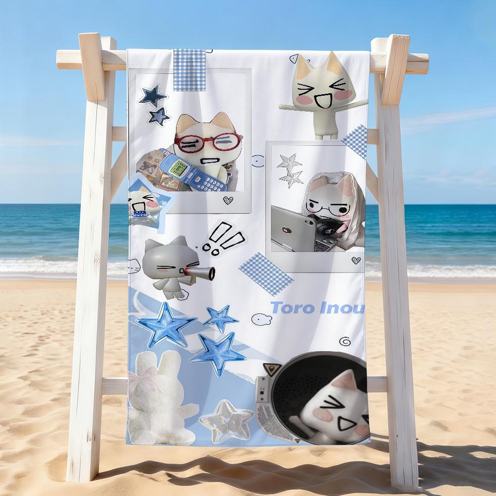 Cartoon cute Inoue Toro Towel Drying Bath Towel Applicable To Light Swimming Camping Yoga Beach Out
