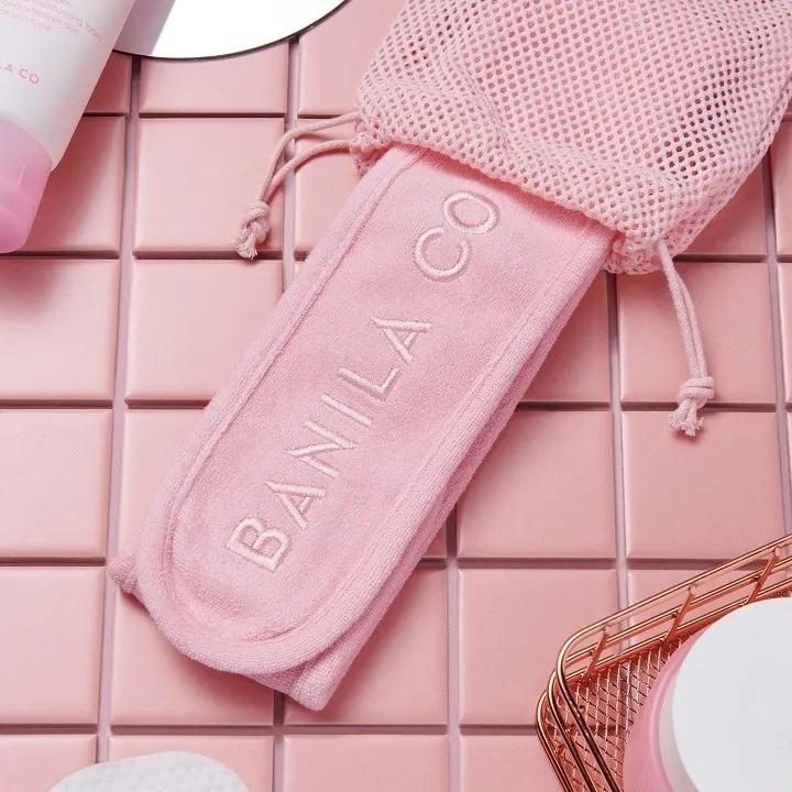 BANILA CO Pink Headband (+Pouch)