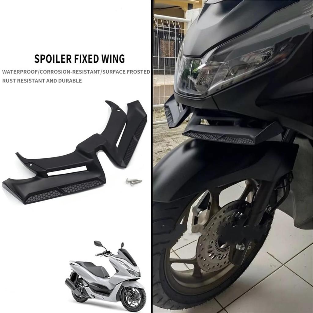 Motorcycle Spoiler Fairing Fits HONDA PCX 125 PCX 160 PCX125 PCX160 2021 2022 2023 Front Spoiler Fixed Wings