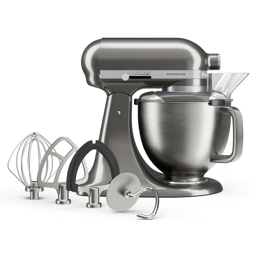 Kitchenaid Artisan Plus 5Ksm50Pkve Mixér Kitchenaid Barva: Stříbrný popel