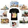 Leopard Print Apple Stationery Graphic Kids' Top Pure Cotton T-shirt